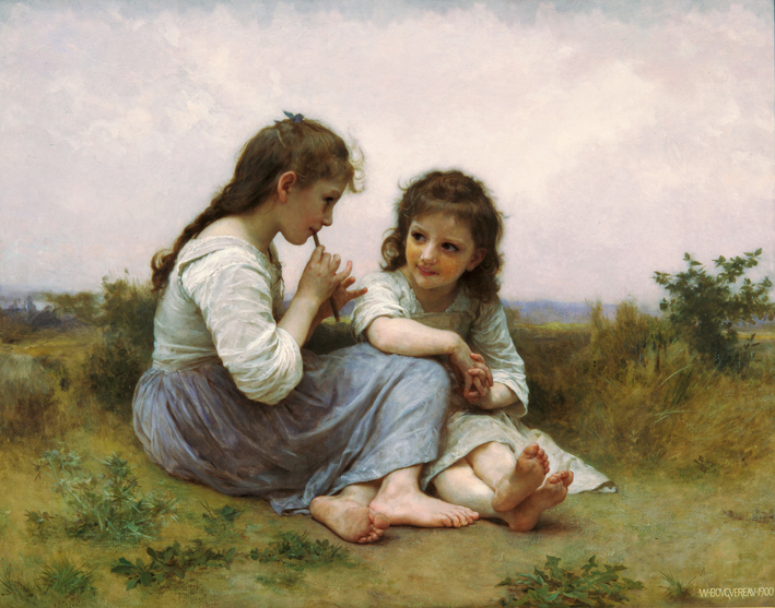  阿道夫·布格罗 Adolphe Bouguereau —— 童年牧歌